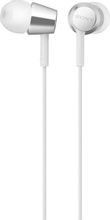 Изображение товара Наушники Sony MDR-EX155AP, 3.5 мм, внутриканальные, белый [mdr-ex155apw]