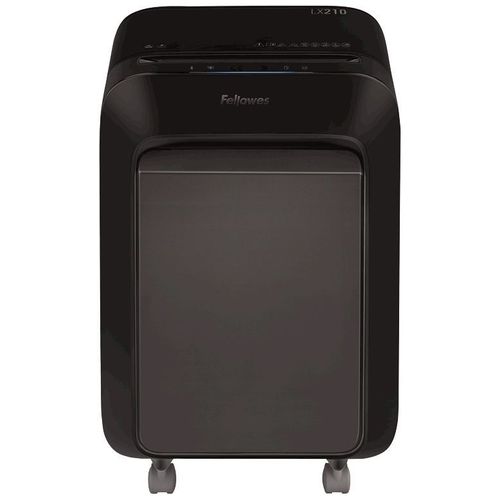 Уничтожитель бумаг Fellowes PowerShred LX210, P-4, 4х12 мм, 16 лист. одновременно, 23л [fs-55025]