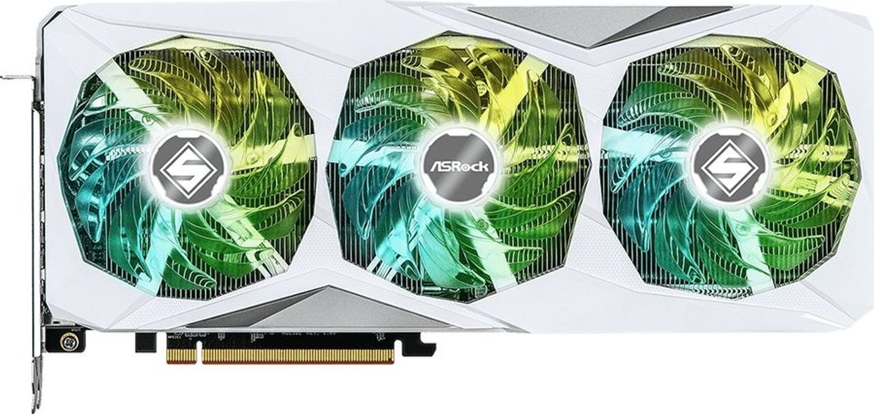 Видеокарта ASRock AMD  Radeon RX 7800XT RX7800XT SL 16GO 16ГБ Steel Legend, GDDR6, OC,  Ret