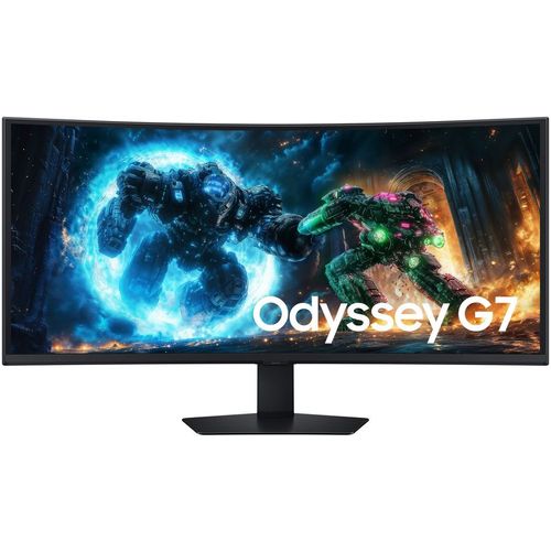 40" Монитор Samsung Odyssey G7 G7 G75F S40FG756EI, 5120x2160, VA, 180Гц, 2хHDMI, 1хDP, изогнутый, черный [ls40fg756eixci]