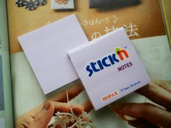 Блок самоклеящийся бумажный STICK`N 21403, 76x76, 100 л, сиреневый