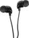 Изображение товара Наушники Philips TAE1126BK/51, Проводная гарнитура Philips TAE1126, черные (с кнопкой ответа), 3.5 мм, внутриканальные, черный