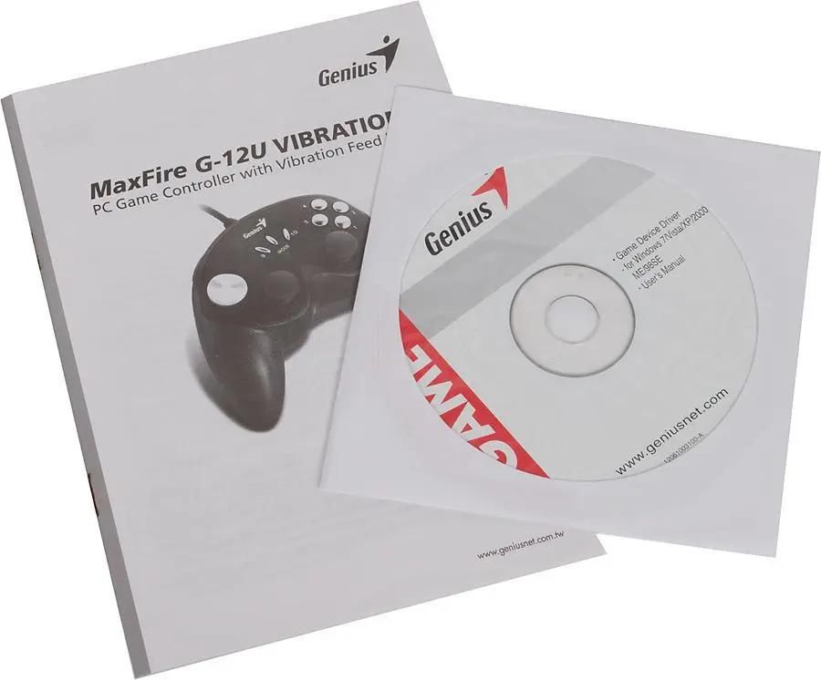 Геймпад Проводной Genius MaxFire G-12U Vibration [31610006101.