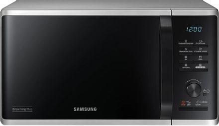 Микроволновая печь Samsung MG23K3515AS/BW, 800Вт, 23л, серебристый/черный