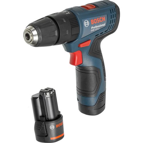 Ударная дрель-шуруповерт Bosch GSB 120-LI, 2Ач, с двумя аккумуляторами [06019g8100]