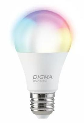 Умная лампа Digma N1 E27 RGB 9Вт 800lm Wi-Fi [dle27n1r]