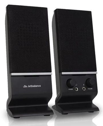 Колонки Jetbalance JB-115 2.0 черный 6Вт