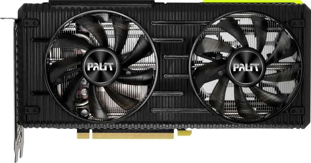 palit　RTX3060ti dual 8GB Видеокарта Palit NVIDIA GeForce RTX 3060Ti PA-RTX3060Ti DUAL OC 8G