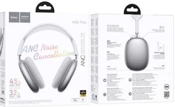 Наушники Hoco W65 Plus, 3.5 мм/Bluetooth, серебристый
