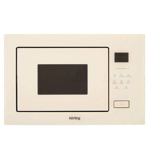Встраиваемая микроволновая печь Korting KMI 827 GB, 26л, 900Вт, бежевый