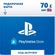 Изображение товара Пополнение игровой валюты PlayStation Store 70 GBP GBR,  регион: Великобритания