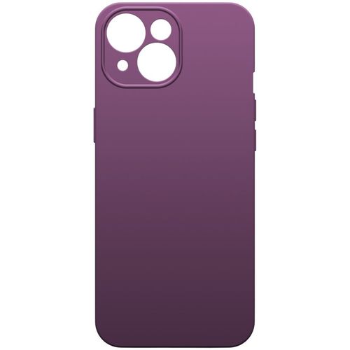 Чехол (клип-кейс) BORASCO Microfiber Case, для Apple iPhone 15 Plus, фиолетовый [72420]