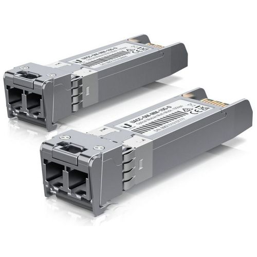 Трансивер Ubiquiti UACC-OM-MM-10G-D-2, оптич., SFP+, LC Duplex, 10 Гбит/с, Тх: 850нм, Rх: 850нм, до 0.3км