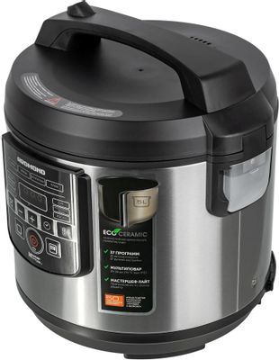 Характеристики Мультиварка Redmond RMC-M38, 860Вт, черный/серебристый ...