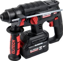 Изображение товара Перфоратор Elitech CRH 2022SL питающийся от аккумулятора 20 В 4 Ач с функциями сверления и удара
