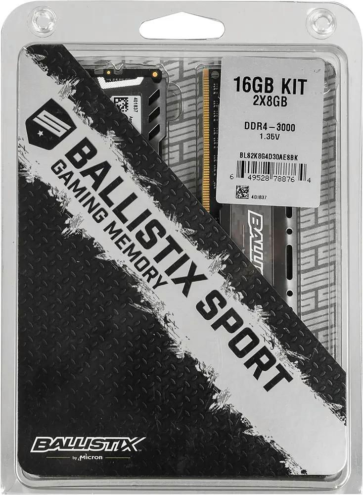 Crucial ballistix sale sport lt bls2k8g4d30aesbk