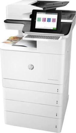 МФУ лазерное HP Color LaserJet Enterprise Flow M776z цветная печать, A3, белый [3wt91a]