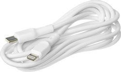 Изображение товара Кабель BORASCO Lightning to USB Type-C 2м белый для смартфонов и планшетов
