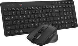 Комплект (клавиатура+мышь) A4TECH Fstyler FB2800C Air2, с гравировкой, черный