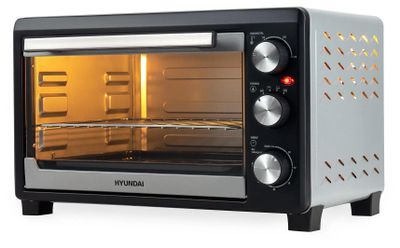 Мини-печь Hyundai MIO-HY072, серебристый – купить в Ситилинк | 1732191