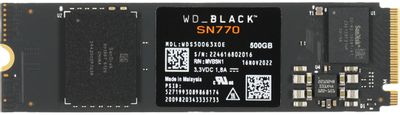 SSD накопитель WD Black SN770 WDS500G3X0E 500ГБ, M.2 2280, PCIe 4.0 x4,  NVMe,  M.2