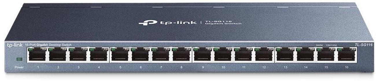 Коммутатор TP-LINK TL-SG116, неуправляемый