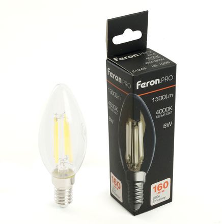 Лампа LED FERON E14,  свеча, 8Вт, LB-1208, одна шт. [51248]