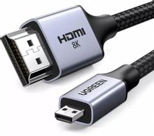 Изображение товара Кабель аудио-видео UGREEN HD164 Micro HDMI m - HDMI m 1.5м серый