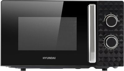 Микроволновая печь Hyundai HYM-M2095 черный, 20 л, 700 Вт, переключатели - поворотный механизм, фото11