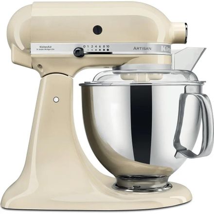 Миксер планетарный KitchenAid 5KSM175PS, 300Вт, кремовый [5ksm175pseac]
