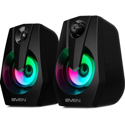 Колонки Sven 370, 2.0, черный [sv-020552]