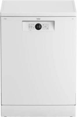 Посудомоечная машина Beko BDFN26422W,  полноразмерная, напольная, 59.8см, загрузка 14 комплектов, белая [7629308377]