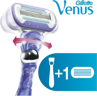 Бритва Gillette Venus Swirl, с одной сменной кассетой [81534267 ...