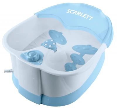 Гидромассажная ванночка Scarlett SC-208,  белый,  фиолетовый