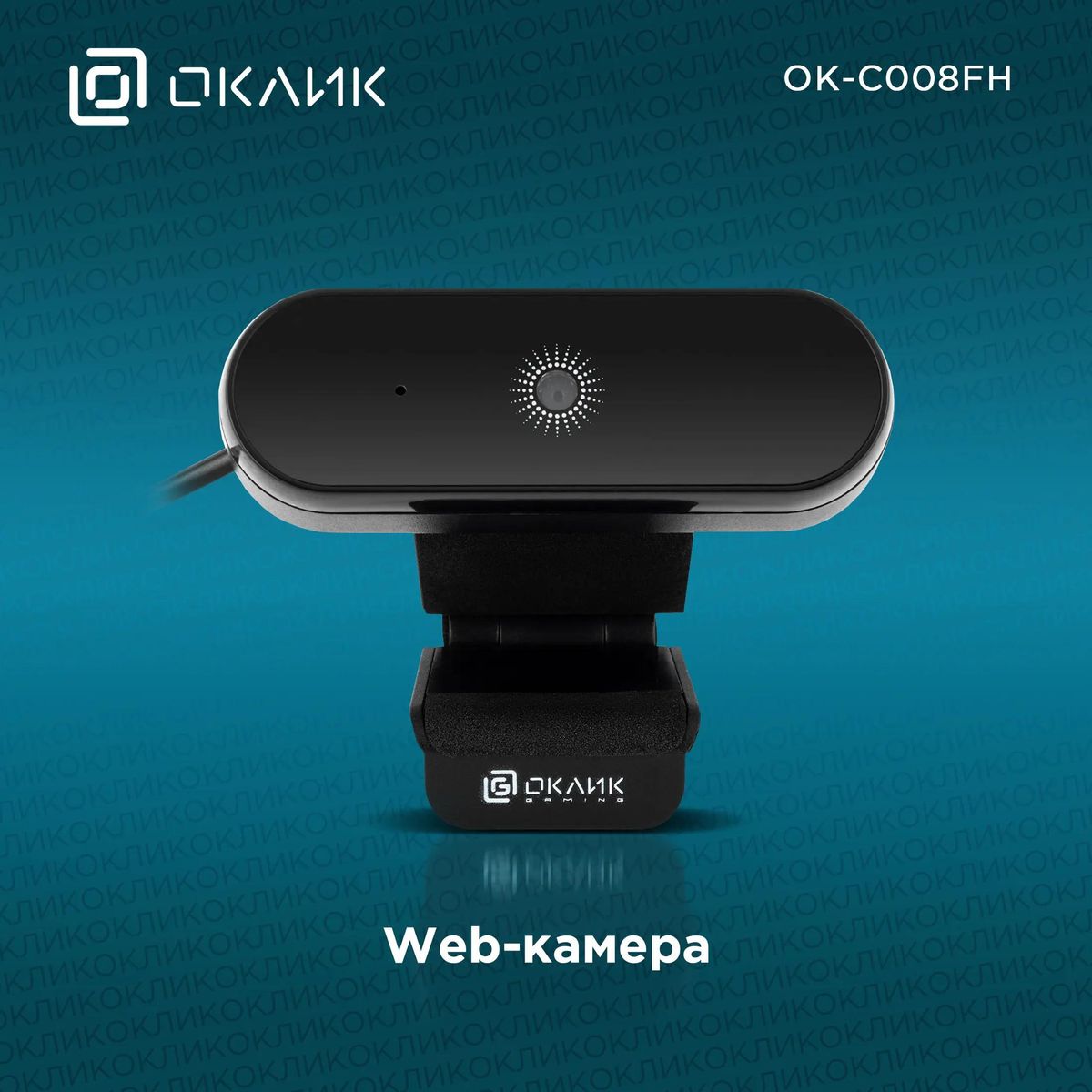 Web-камера Oklick OK-C008FH,  черный