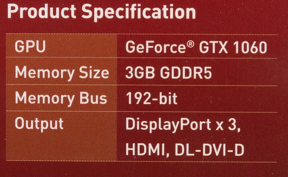 Gtx 1060 3gb best sale gaming x