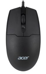 Мышь проводная Acer OMW126, USB, черный