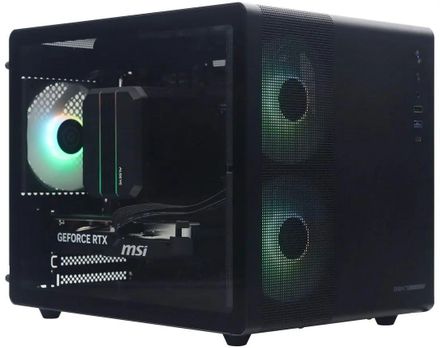 Компьютер RASKAT Strike 520 211457 AMD Ryzen 5 7500F,  DDR5 32ГБ, 1ТБ SSD, NVIDIA GeForce RTX 5060 - 8 ГБ,  без операционной системы,  черный [strike520211457]