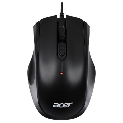 Мышь проводная Acer OMW020, оптическая, USB, 1600dpi, черный [zl.mceee.004]