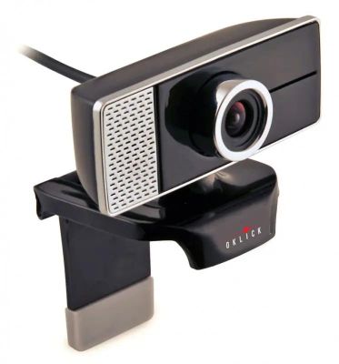 Характеристики Web-камера Oklick LC-110M, черный/серебристый (599940 ...