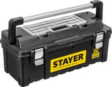 Изображение товара Ящик для инструментов Stayer 38003-26_z01 черный 50 л с внутренними отсеками
