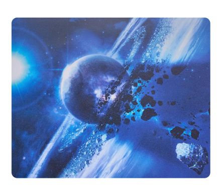 Коврик для мыши Buro BU-R51761 (S) рисунок/астероиды, пластик, 220х180х2мм