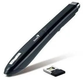 Мышь беспроводная Genius Pen Mouse, радио, оптическая, USB, 1200dpi, черный [31030049105]