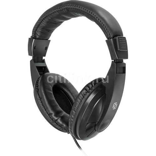 Наушники Oklick HP-M211V, 3.5 мм, мониторные, черный [hp-m211vb]