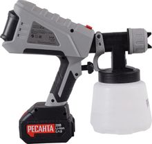 Изображение товара Краскопульт аккумуляторный Ресанта АКП-20Li 1000 мл для ремонтных работ