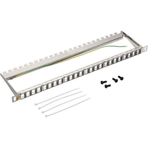 Патч-панель наборная Lanmaster LAN-PPC24OK-STP 19" 0,5U 24xRJ45 STP