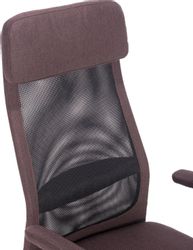 Кресло BRABIX Flight EX-540, сетка/ткань, до 120кг, коричневый