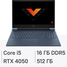 Изображение товара Игровой ноутбук HP Victus 16-r0018ci 16.1 IPS Core i5 RTX 4050 SSD