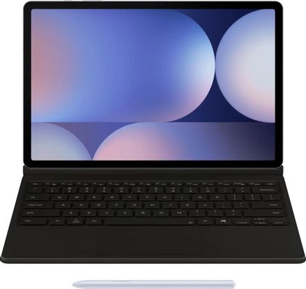 Чехол-клавиатура Samsung Book Cover Keyboard, для  Samsung Galaxy Tab S9+/S9 FE+/S10+, черный [ef-dx825ubrgru]