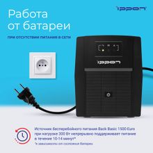 ИБП Ippon Back Basic 1500 Euro